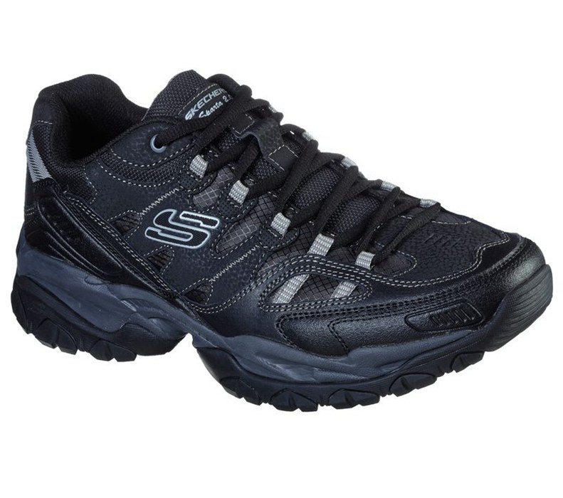 Skechers Sparta 2.0 - Domitia - Mens Sneakers Black/Grey [AU-SW3365]